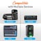 Pyle PyleUHF Wireless Microphone System - PA Mic System with 4 Handheld Wireless Mics, Bluetooth PDWM4120 - alternate 8